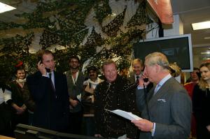 The Prince of Wales Helped to Raise Money for Youth Business Russia during the ICAP Charity Day