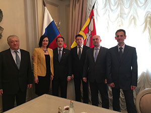 Alexey Gordeev, governor of Voronezh Region met with representatives of Youth Business Russia Programme