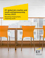 EY job creation youth entrepreneurship survey 2015