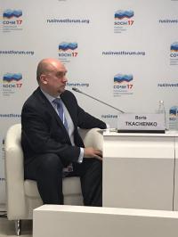On the 28th of February, the session “Young Entrepreneurs: Russia’s Newest Heroes” at the Russian Investment Forum in Sochi, Boris Tkachenko acted as the session moderator